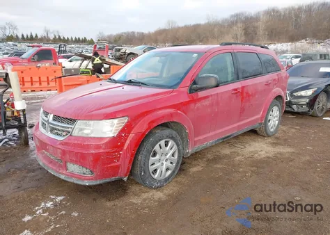 2014 Dodge Journey Se z USA, uszkodzony, nr VIN 3C4PDCAB4ET246256